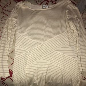 Striped/gold blouse
